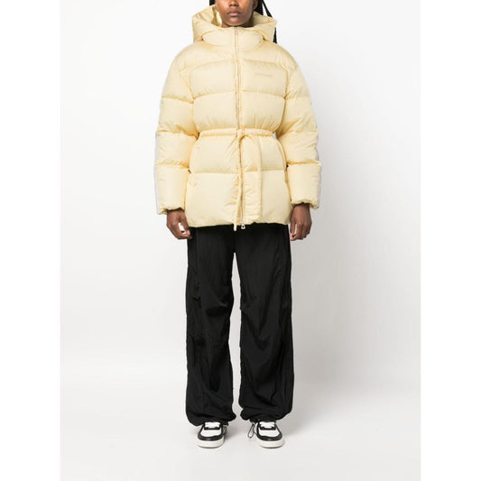Palm Angels Coats Beige PWED020F23FAB0010403
