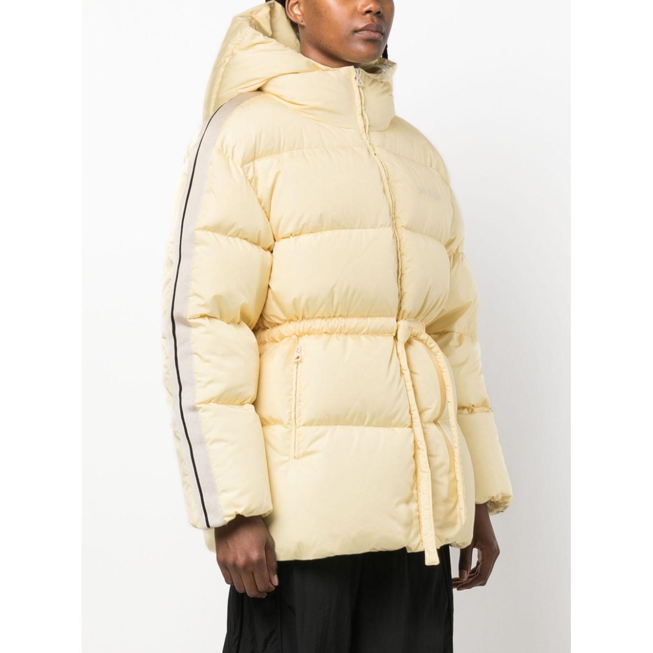 Palm Angels Coats Beige PWED020F23FAB0010403