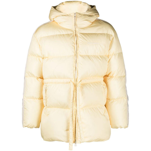 Palm Angels Coats Beige PWED020F23FAB0010403