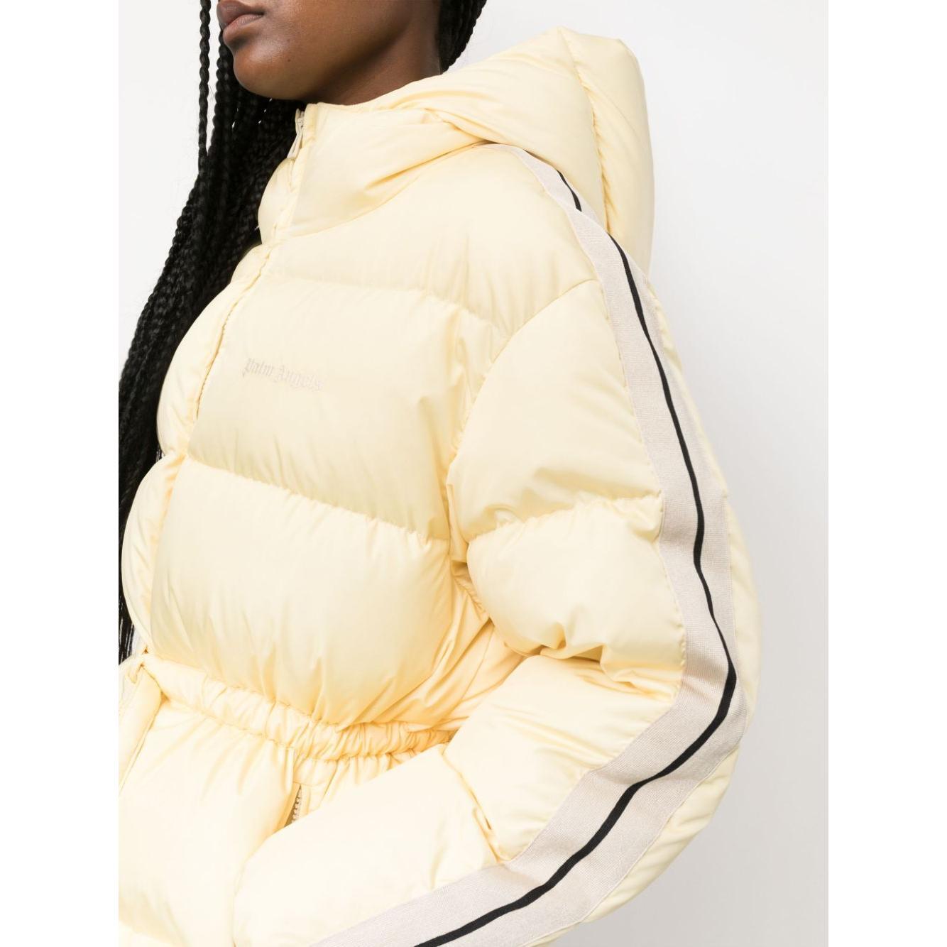 Palm Angels Coats Beige PWED020F23FAB0010403