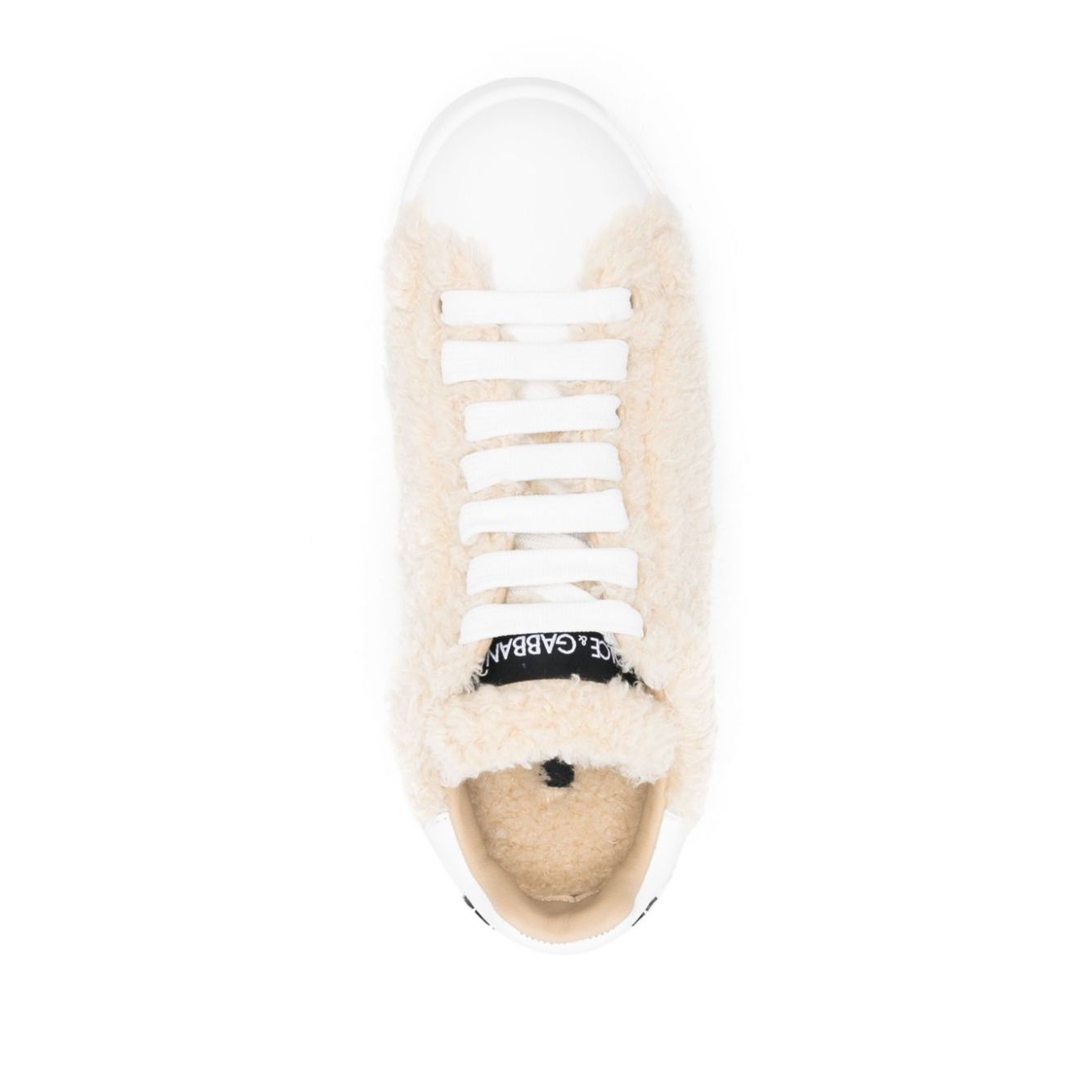 Dolce & Gabbana leather sneakers with embossed logo