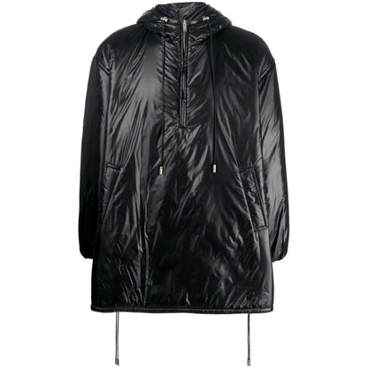 Saint Laurent Cassandre logo-embossed hooded raincoat