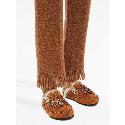 Alanui Trousers Camel LWHG001F23KNI0026200