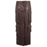 FERMAS.CLUB Skirts Brown CARGOSKIRTCOFEE
