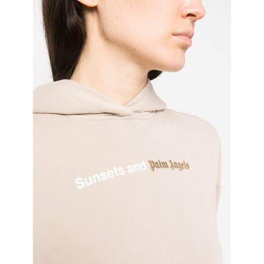 Palm Angels Sweaters Beige PWBB069F23FLE0016101