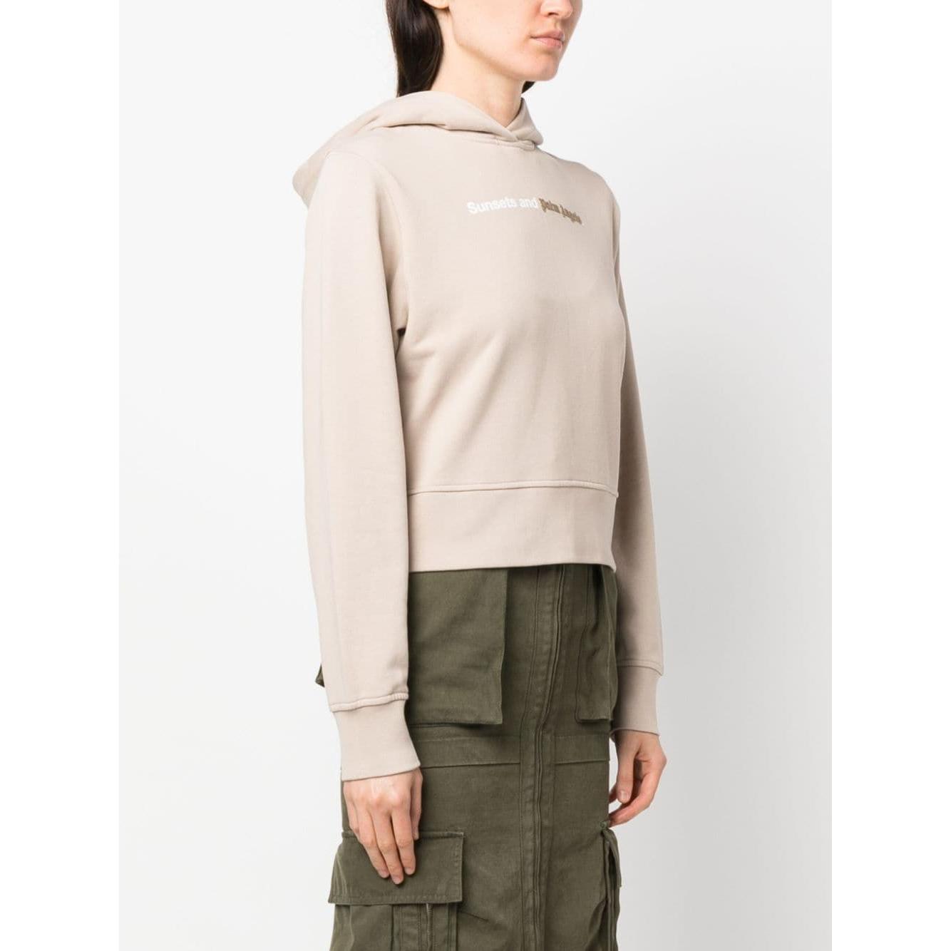 Palm Angels Sweaters Beige PWBB069F23FLE0016101