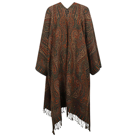 OBIDI Dresses Brown KIMONOWOOLUNICA