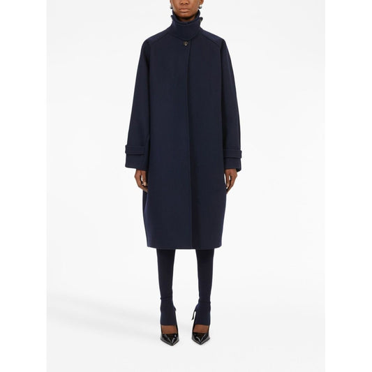 Ferragamo Coats Blue 13C644766812003