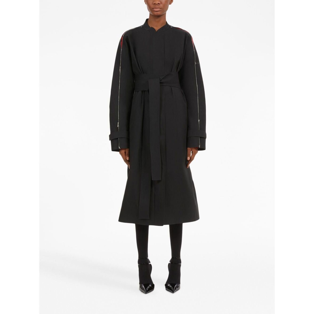 Ferragamo Coats Black 13C656767123004