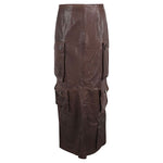 FERMAS.CLUB Skirts Brown CARGOSKIRTCOFEE