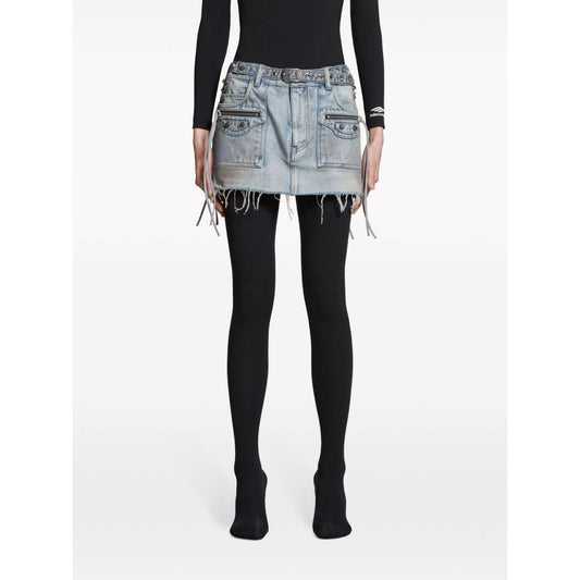 Balenciaga Cagole denim miniskirt 764534TDW144016