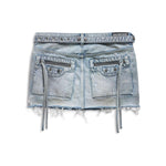 Balenciaga Cagole denim miniskirt 764534TDW144016