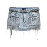 Balenciaga Cagole denim miniskirt 764534TDW144016