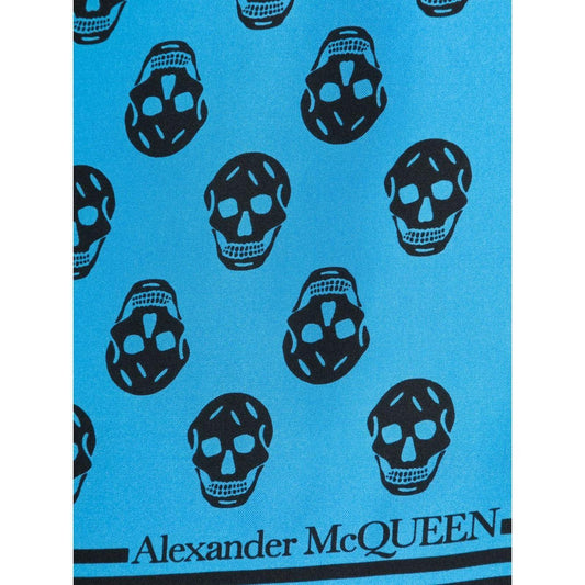 Alexander McQueen Scarfs Blue