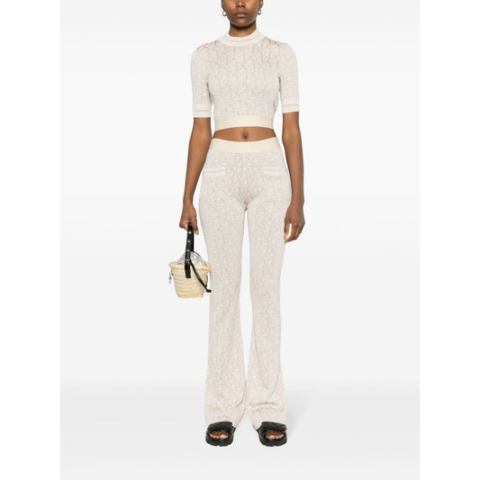 Palm Angels Trousers White PWHG026R24KNI0010361