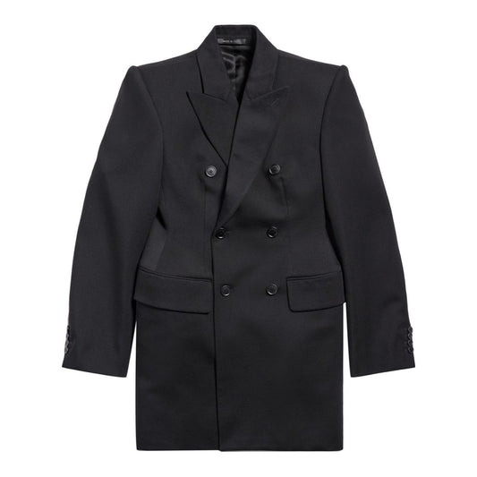 Balenciaga Hourglass Virgin Wool Double-breasted Blazer 768891TPT241000