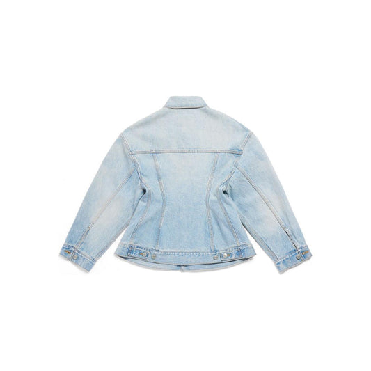 Balenciaga Hourglass silhouette denim jacket 773776TJW794076