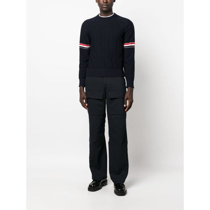 Thom Browne Sweaters Blue Topwear