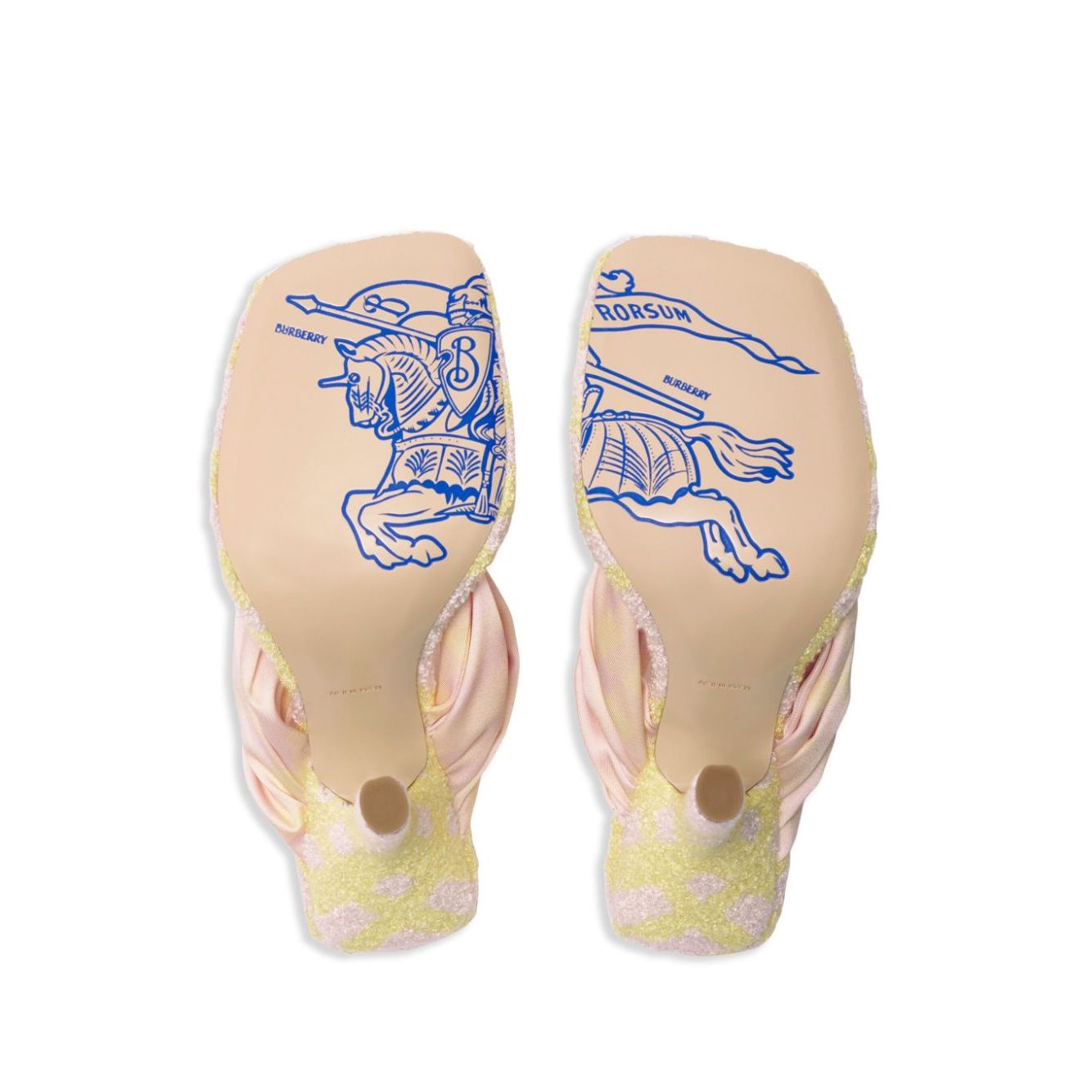 Burberry Check Pool 105mm Open Toe Sandals