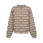 Balenciaga Intarsia Logo Sweater 761596T16739677