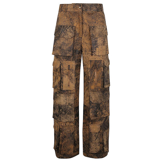 FERMAS.CLUB Trousers Brown CARGOPANTSSTONEBROWN