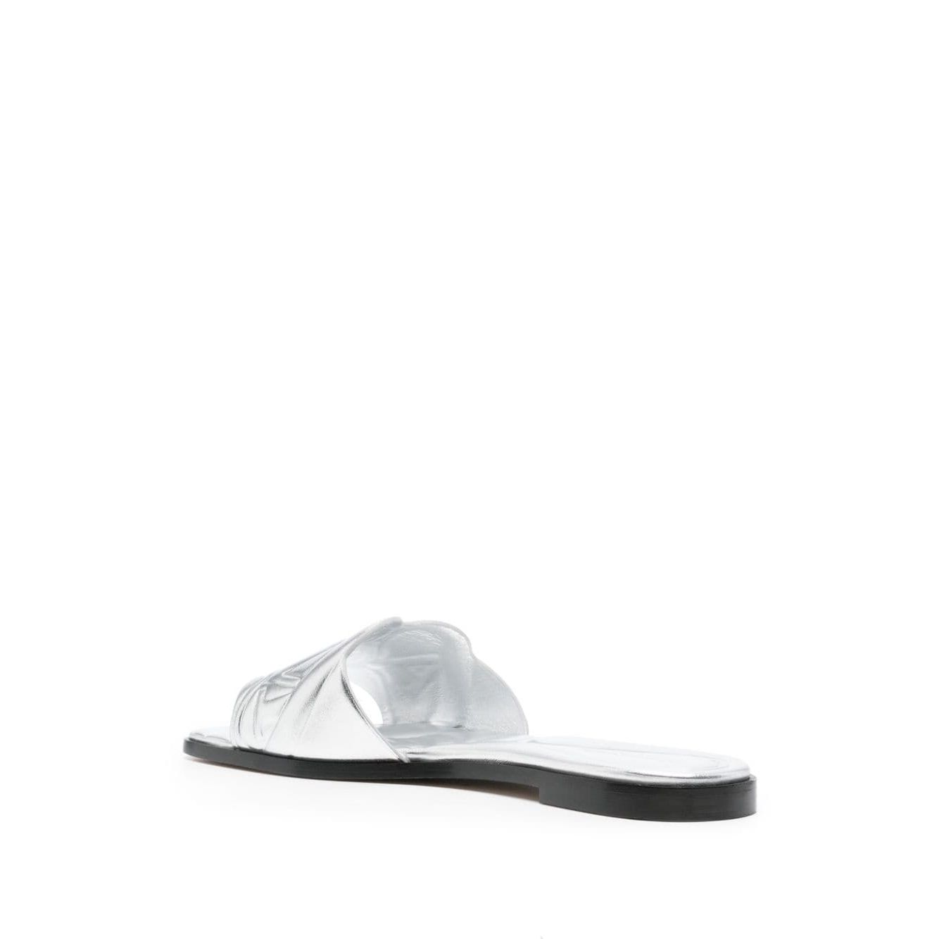 Alexander McQueen Slide sandals with embossed logo Sandals