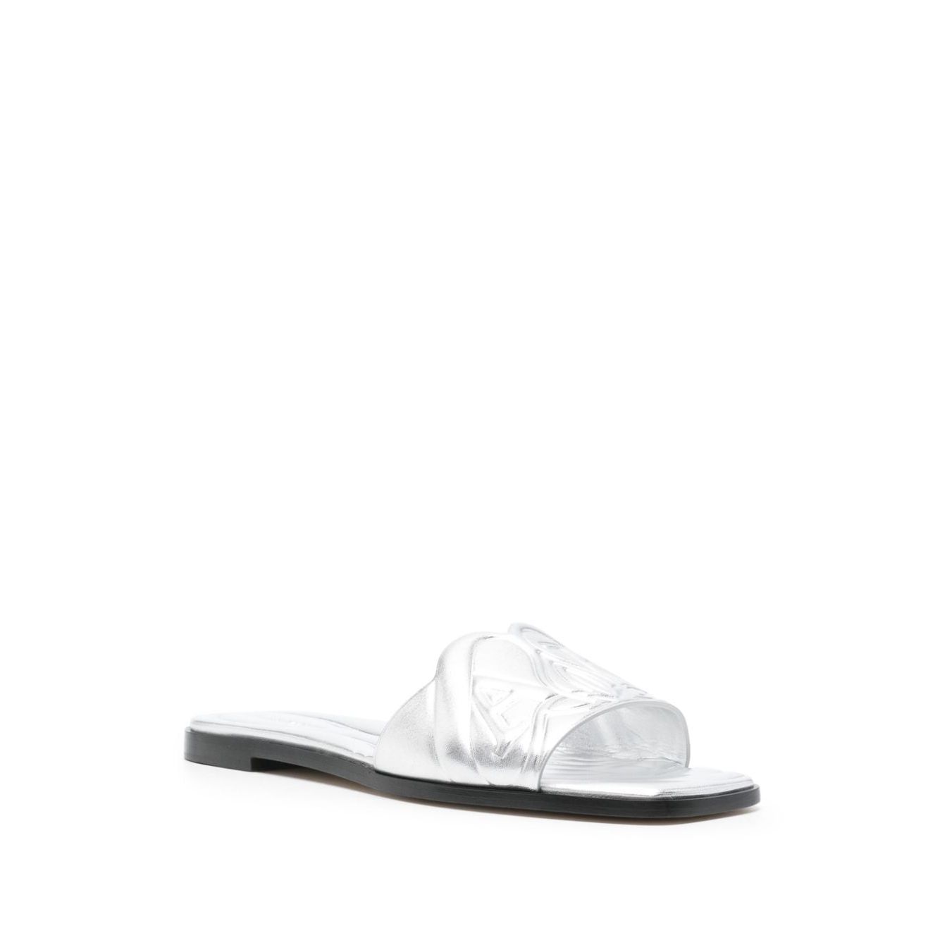 Alexander McQueen Slide sandals with embossed logo Sandals