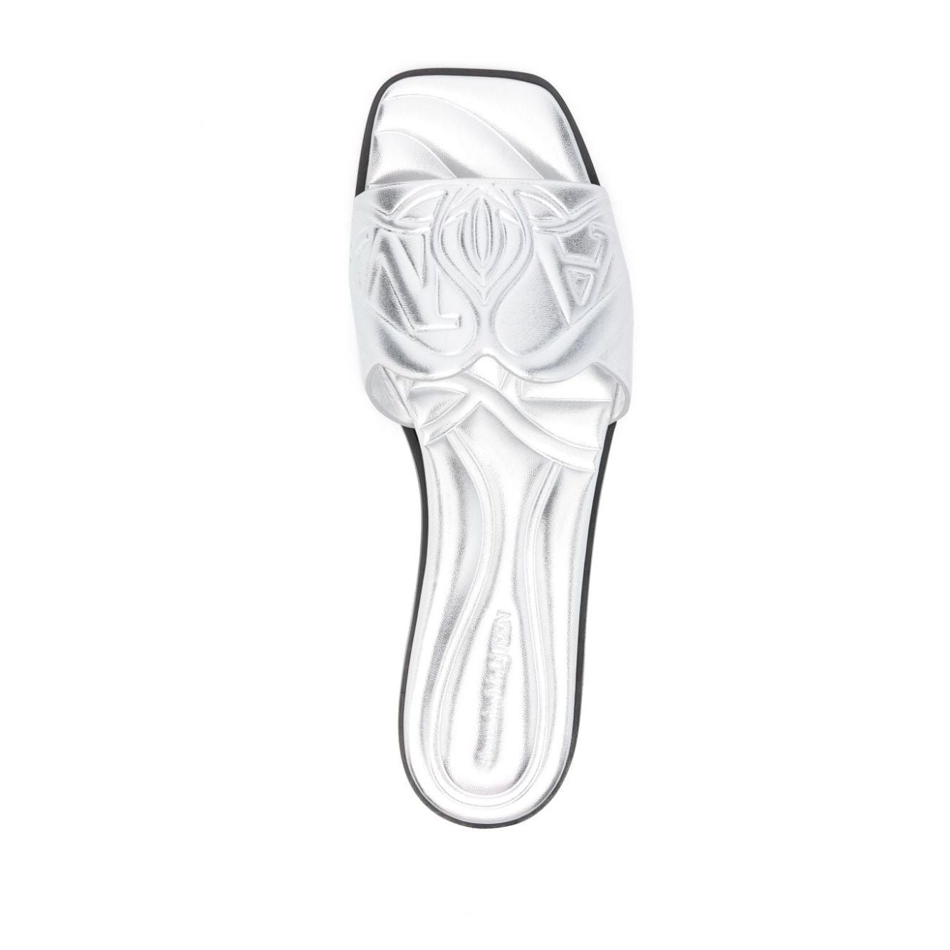 Alexander McQueen Slide sandals with embossed logo Sandals