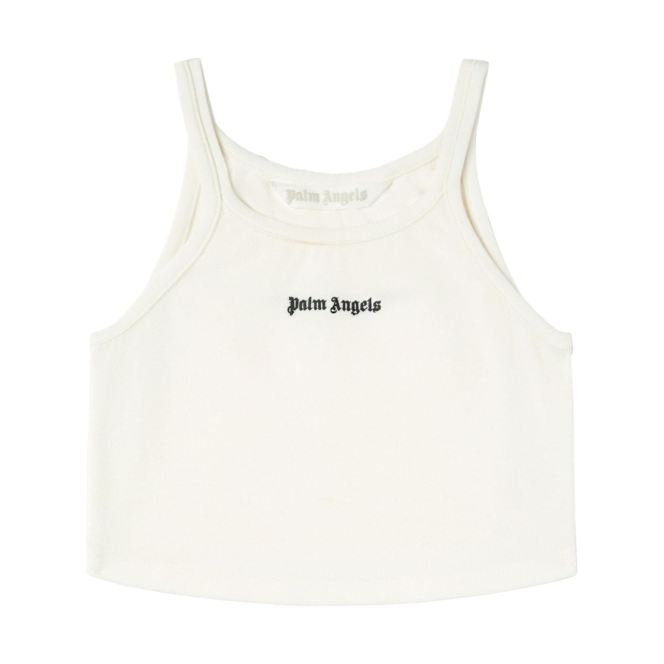 Palm Angels Top White PWAD060S24FAB0020310