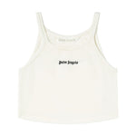 Palm Angels Top White PWAD060S24FAB0020310
