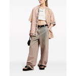 Palm Angels Top White PWAD060S24FAB0020310