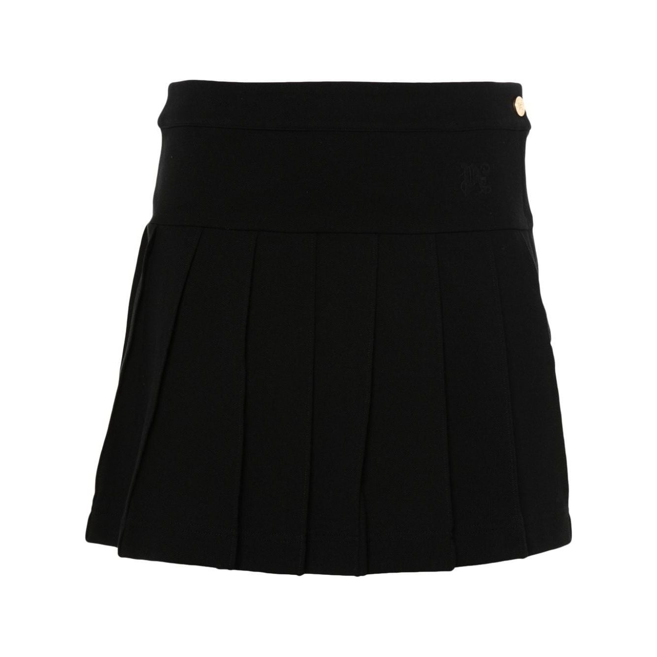 Palm Angels Skirts Black PWCC070S24FAB0011010