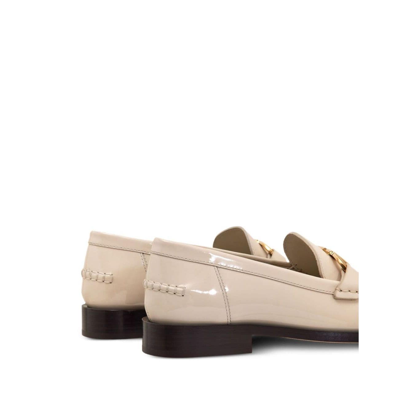 Ferragamo Gancini leather loafers