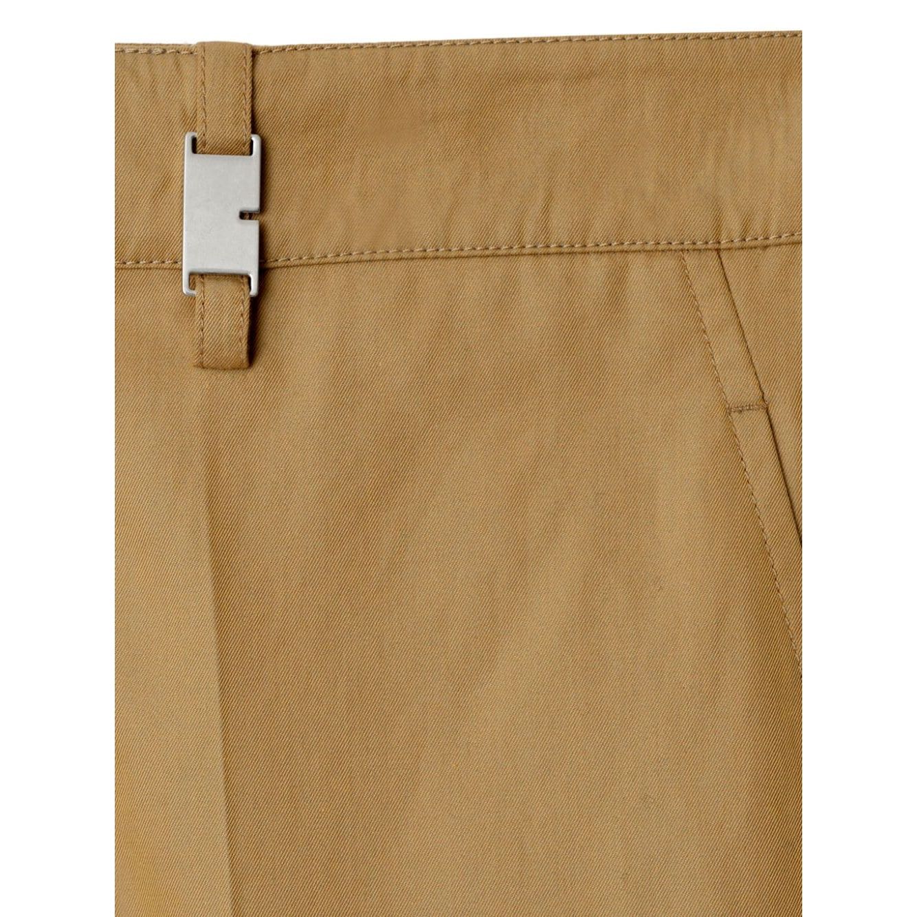 Burberry Straight-leg cotton trousers