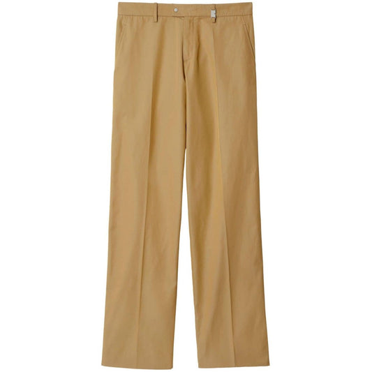 Burberry Straight-leg cotton trousers Trousers