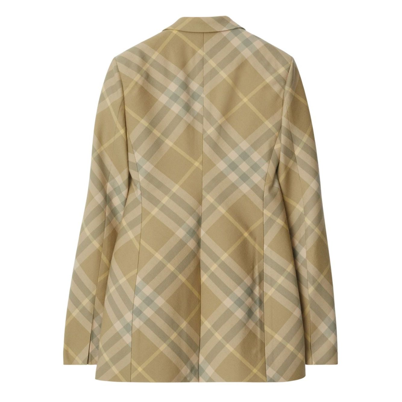 Burberry checked tailored single-breasted blazer