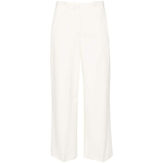 Erika Cavallini Semi-Couture Trousers White P4SR03A20
