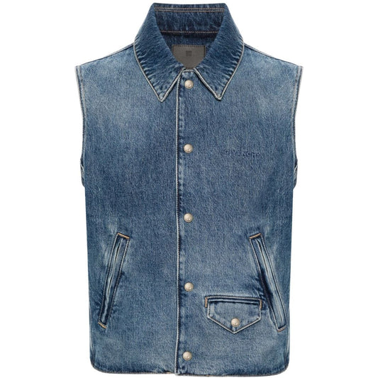 Givenchy Sweaters Blue BM01795Y99415