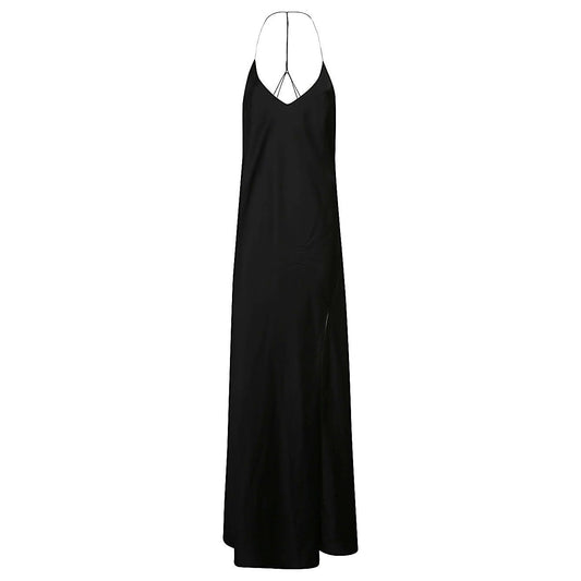 THE NINA STUDIO Dresses Black PEITHOSATINBLACK