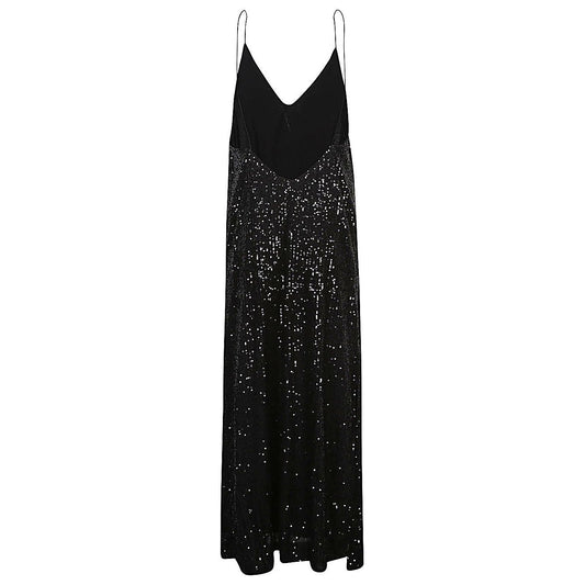 THE NINA STUDIO Dresses Black APHRODITESEQUINSSILKBLACK