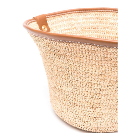 JACQUEMUS Hats Leather Brown