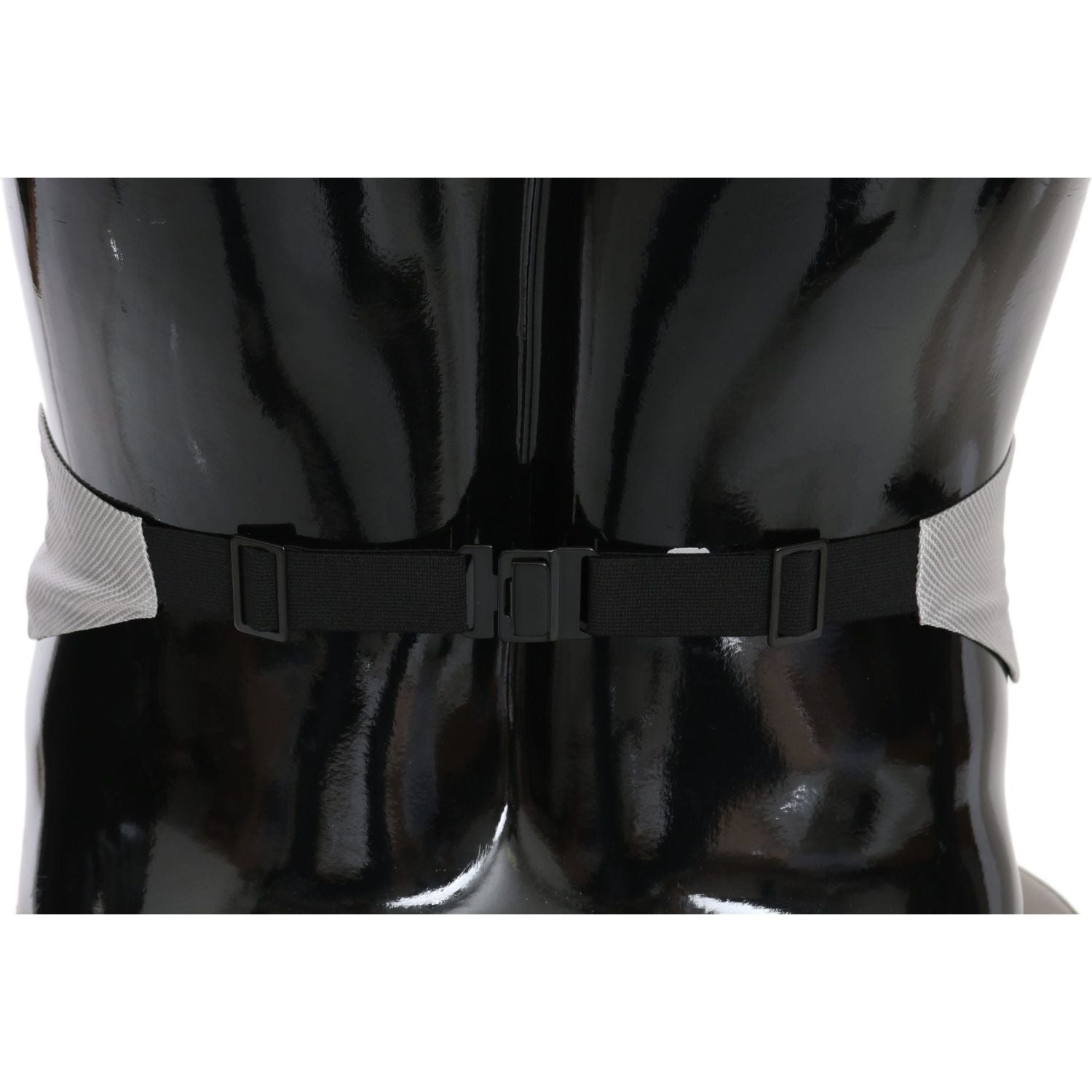 حزام كتف حريري رمادي أنيق من دولتشي آند غابانا