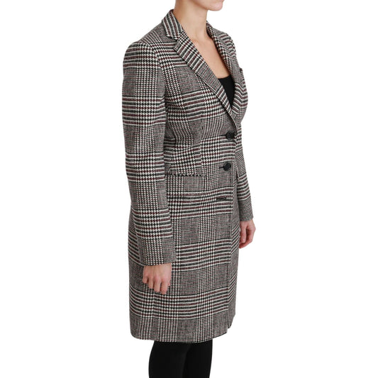 Dolce & Gabbana Multicolor Trench Knee Long Jacket Coat JKT2520-40