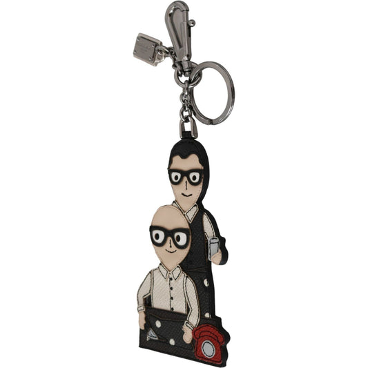 Dolce & Gabbana Leather Dominico Stefano #DGFAMILY Logo Badge Keychain SMY3015 | SMY3020 | SMY3019
