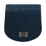 Dolce & Gabbana Blue Leather Holder Pocket Condom Case VAS9362
