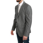 Dolce & Gabbana Gray Slim Fit Formal MARTINI Blazer KOS1713-54