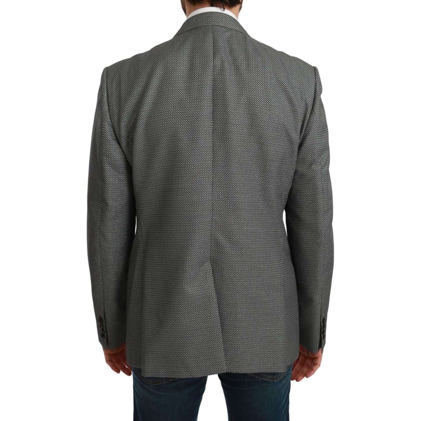 Dolce & Gabbana Gray Slim Fit Formal MARTINI Blazer KOS1713-54