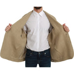 Dolce & Gabbana Beige Jacket Coat 100% Jute Blazer Coat KOS1775-48