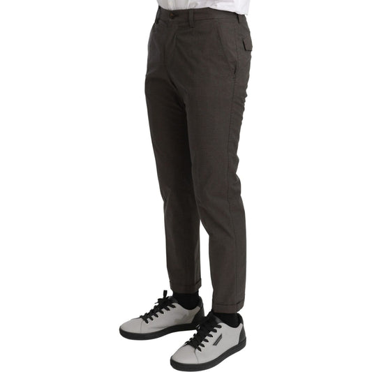 Dolce & Gabbana Brown Casual Mens Trouser 100% Cotton Pants PAN70965-44