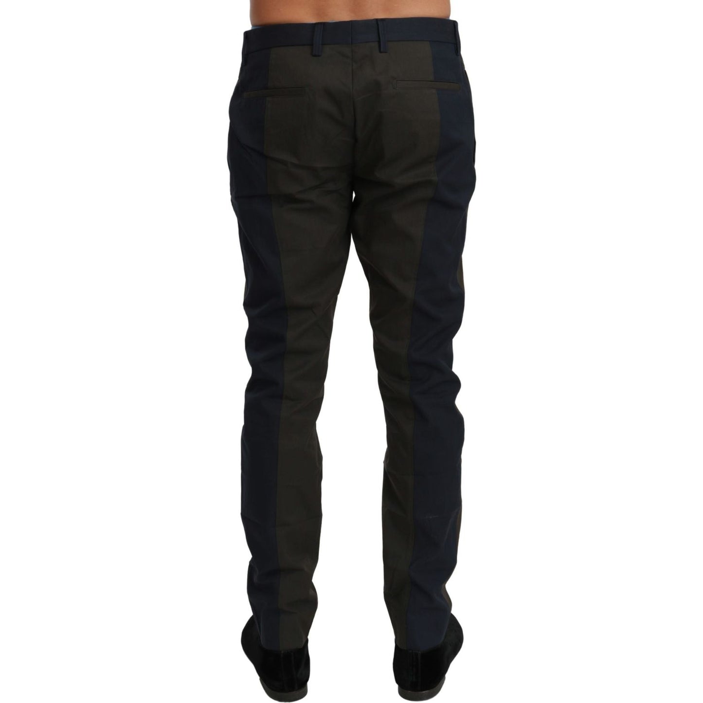 Dolce & Gabbana Elegant Slim Fit Striped Casual Pants PAN70980-IT50/L-FBB-257